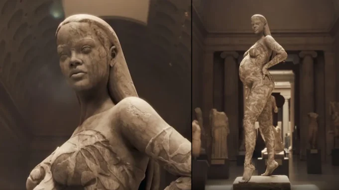 To εντυπωσιακό άγαλμα της Rihanna στο Μητροπολιτικό Μουσείο Τέχνης