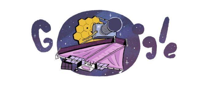 James Webb: Αφιερωμένο στο τηλεσκόπιο το σημερινό doodle της Google.
