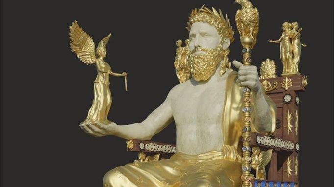 Το Μουσείο Κοτσανά Αρχαίας Ελληνικής Τεχνολογίας «ζωντανεύει» το χρυσελεφάντινο άγαλμα του Δία.