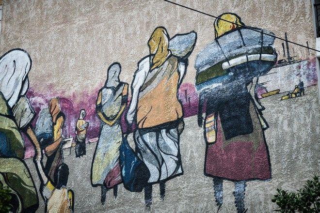Μοναδικά γκραφίτι για τη Μικρασιατική Καταστροφή
